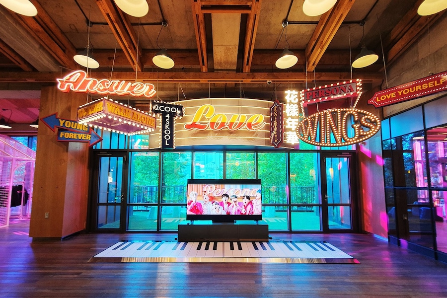 Inside The Extravagant House of BTS Pop-Up In Seoul | E! News